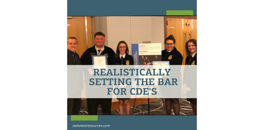 Realistically setting the bar for CDEs